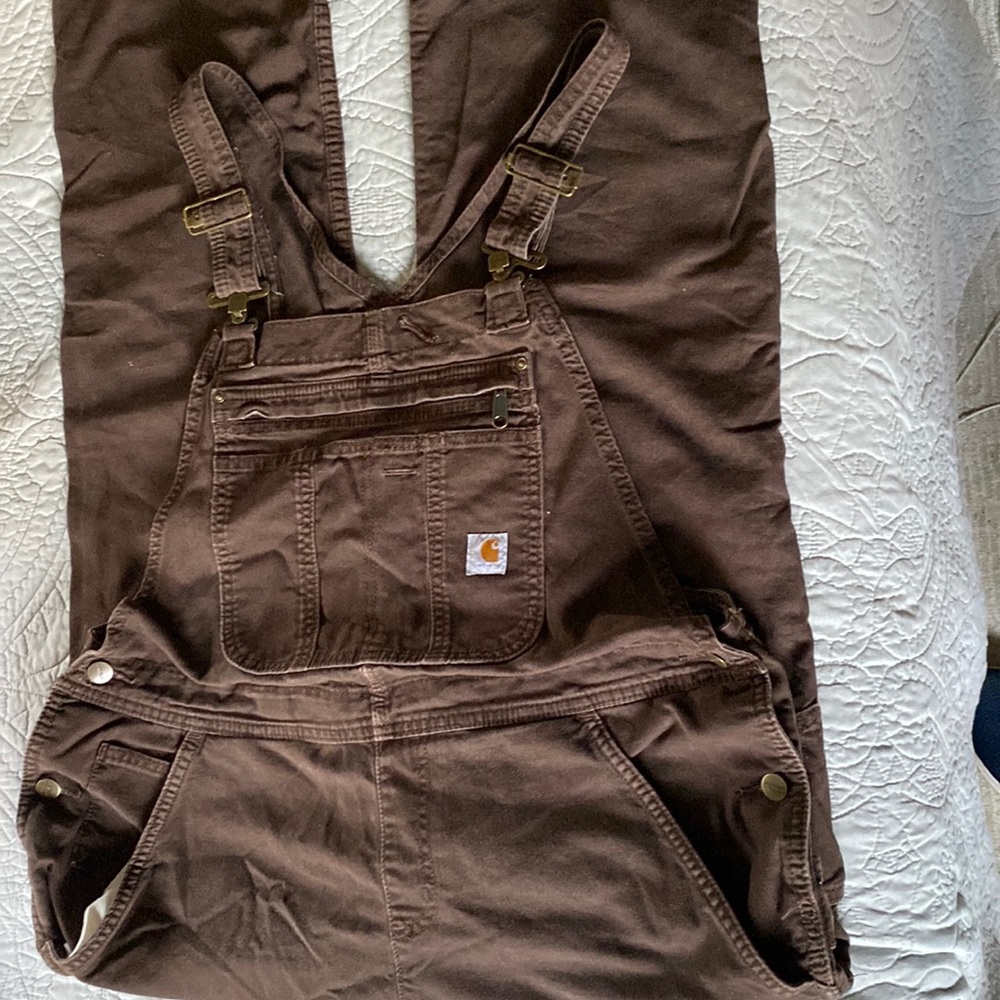 Dark brown Carhartt Overalls